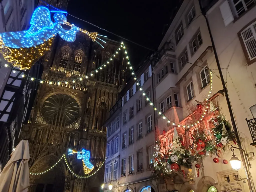 圣诞集市的街景